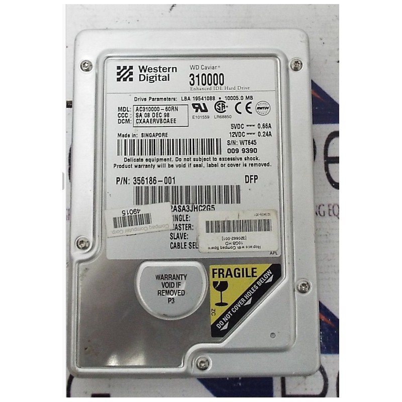 Western Digital Caviar 310000 10GB