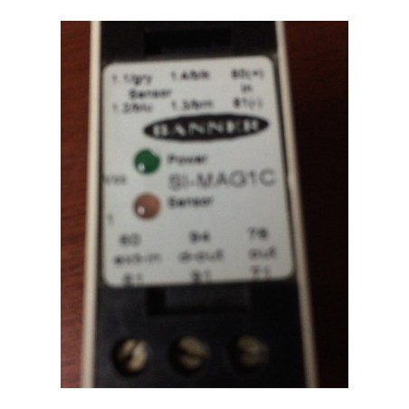  Banner SI-MAG1C Safety Interlock Relay 