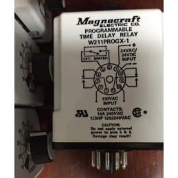 Magnecraft W211PROGX-1 Programmable Time Delay Relay