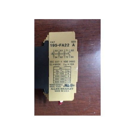 Allen Bradley 195-FA22 Contact Block