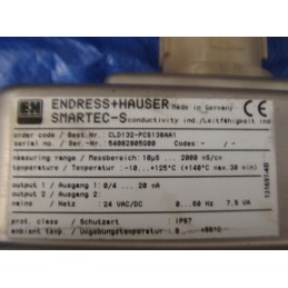 ENDRESS HAUSER CONDUCTIVITY SYSTEM CLD132-PCS138AA1 