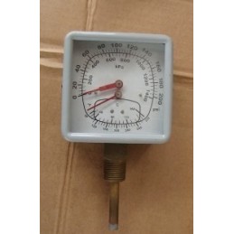 ATLANTA DUAL GAUGE TEMPERATURE & PRESSURE