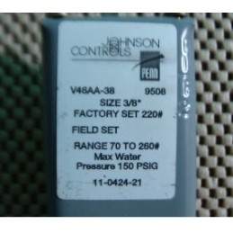 JOHNSON CONTROLS V46AA-38 3/8"