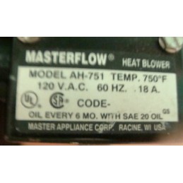 MASTER FLOW Heat Blower MASTER FLOW Heat Blower AH-751