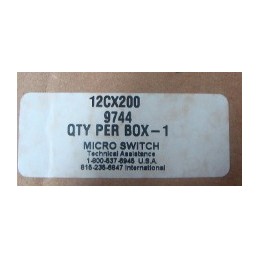 MICRO SWITCH LIMIT SWITCH 12CX200