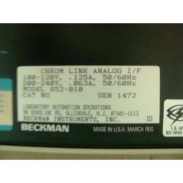 BECKMAN CHROMLINK ANALOG 202 852-010 SERIE 1472 