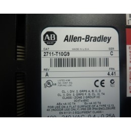 ALLEN BRADLEY PANEL VIEW 1000 2711-T10G9