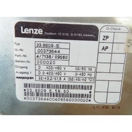 LENZE 8600 TYP 33.8609-E