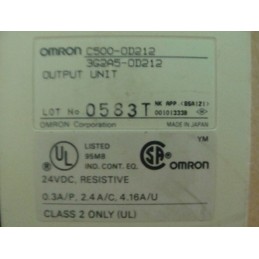 OMRON C500-OD212 OUTPUT UNIT 32X TRANSISTOR