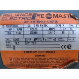 RELIANCE ELECTRIC DURY MASTER P56X1339K