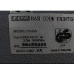 SATO CL608 Thermal Barcode Printer