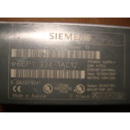 SIEMENS POWER SUPPLY 6EP1 334-1AL 12