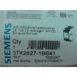 SIEMENS SAFETY RELAY MECHANICAL 3TK2-827-1BB41