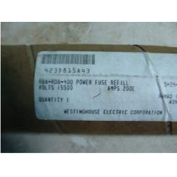 WHITE WESTINGHOUSE RBA-RDB-400 FUSE 125E 15.5KV