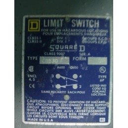 SQUARE D 9007CR53D LIMIT SWITCH 600V 10AMP