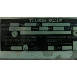 TOLEDO 8510 RAM1001 120V 15 AMP SCALE DISPLAY INTERFACE CONTROL