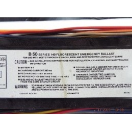 BODINE B50 SERIES 140 FLUORESCENT EMERGENCY BALLAST 120/277 VOLT