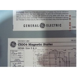 GE GENERAL ELECTRIC 300-LINE CONTROL CR306