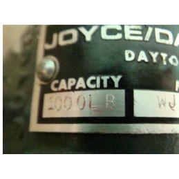 JOYCE/DAYTON WJ1000-3 J93-04416 