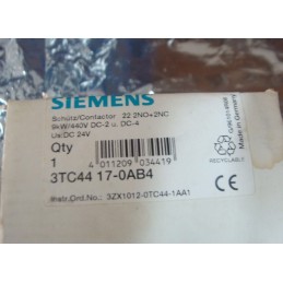 SIEMENS 3TC44-17-0AB4 CONTACTOR