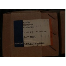 SIEMENS 3TB44 17-OBB4 CONTACTOR