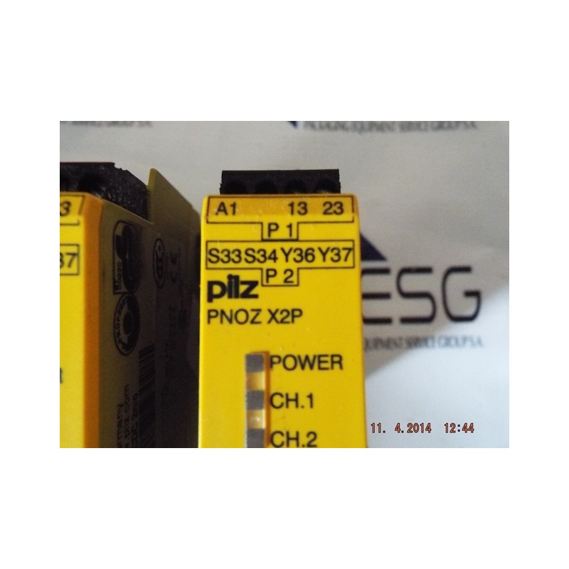 PILZ SAFETY RELAY PNOZ X2P, 48-240 VAC/DC