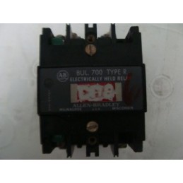 ALLEN BRADLEY ELECTRICALLY HELD RELAY BUL 700 TYPE R