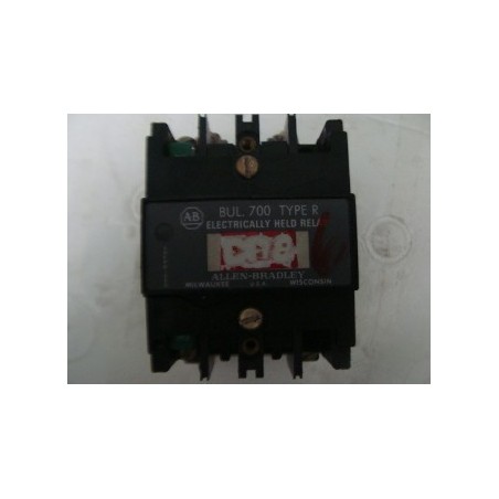 ALLEN BRADLEY ELECTRICALLY HELD RELAY BUL 700 TYPE R