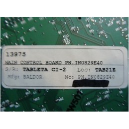 BALDOR MAIN CONTROL BOARD IN0829E40