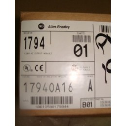 ALLEN BRADLEY INPUT MODULE 1794-OA16 SER A 