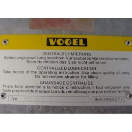 VOGEL MFE5 BW3 LUBE PUMP