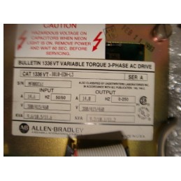 ALLEN BRADLEY AC MOTOR DRIVE 1336VT-B010-EON-L3