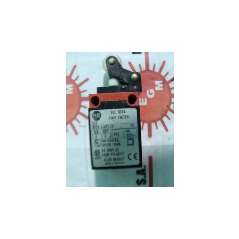 ALLEN BRADLEY LIMIT SWITCH 802A-A14P3-S9