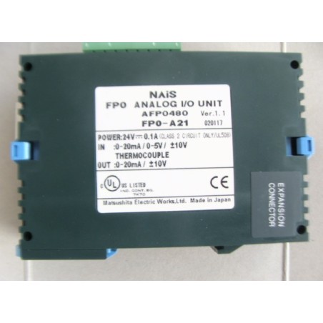 NAIS AFP0480 PLC ANALOG I/O 0-20MA