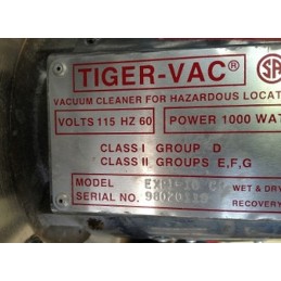 TIGER-VAC VACUUM CLEANER  EXP1-10 CR 