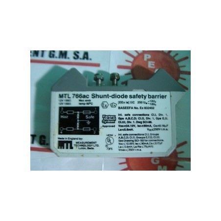 MTL 766ac SHUNT-DIODE SAFETY BARRIER